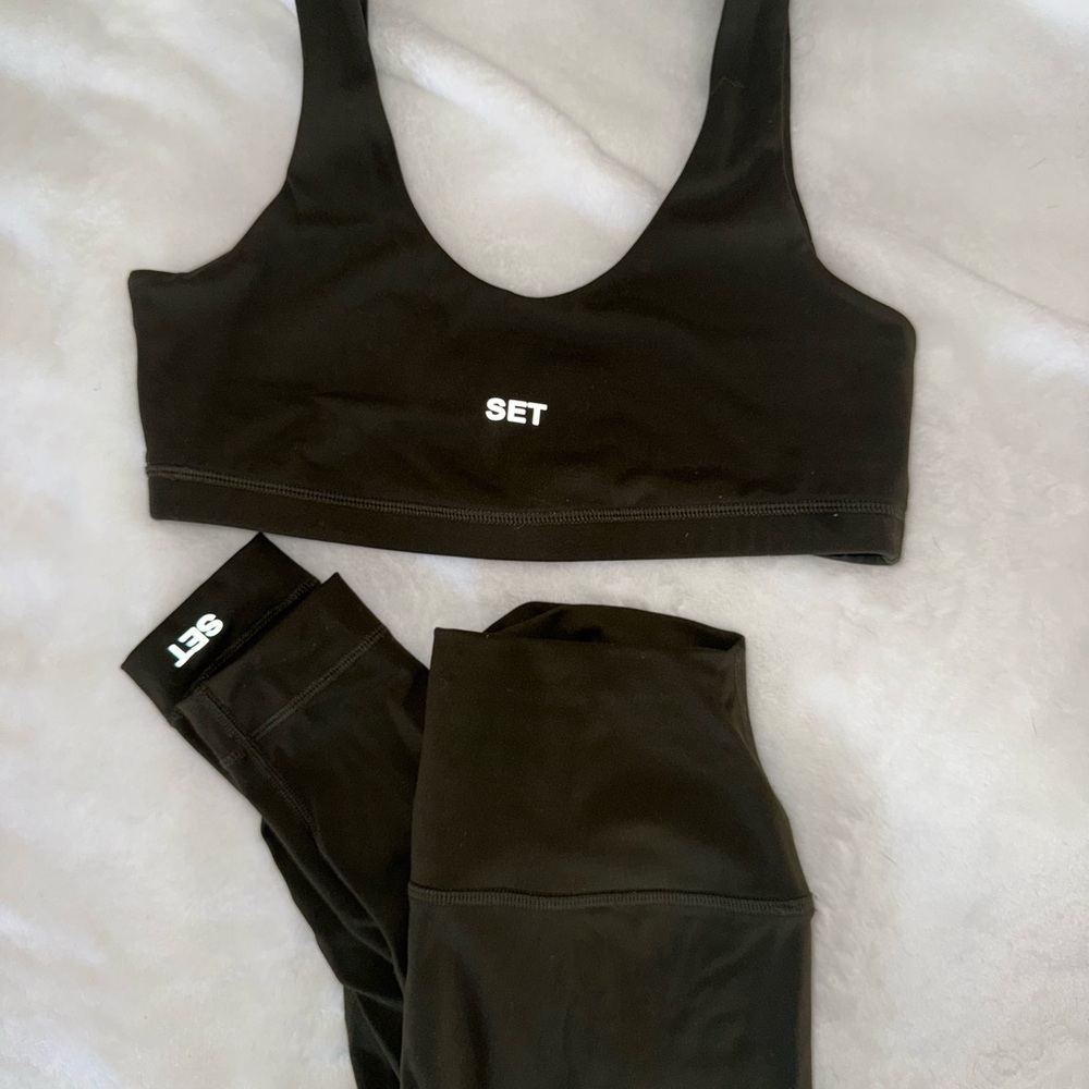 Set Actice dark green set